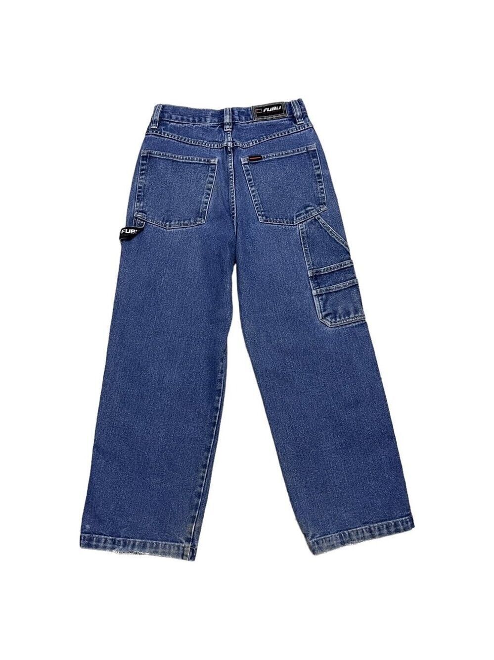 FUBU Vintage 2000s Y2K Designer Streetwear Denim Jeans XS